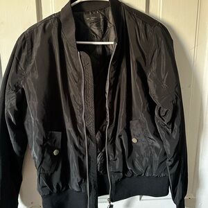 BE COOL Charcoal Bomber Jacket